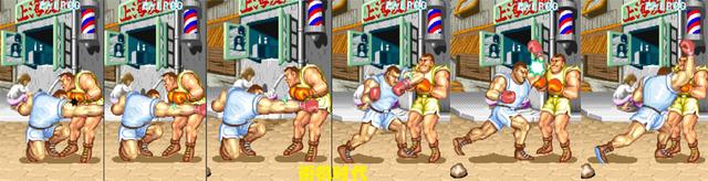 街头霸王第二部，电脑街机游戏（原来《街头霸王2》每个人物都有一套诡异连段）
