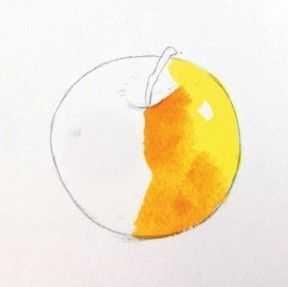 苹果简笔画怎么画，苹果的简笔画怎么画（两组苹果水彩画法步骤）