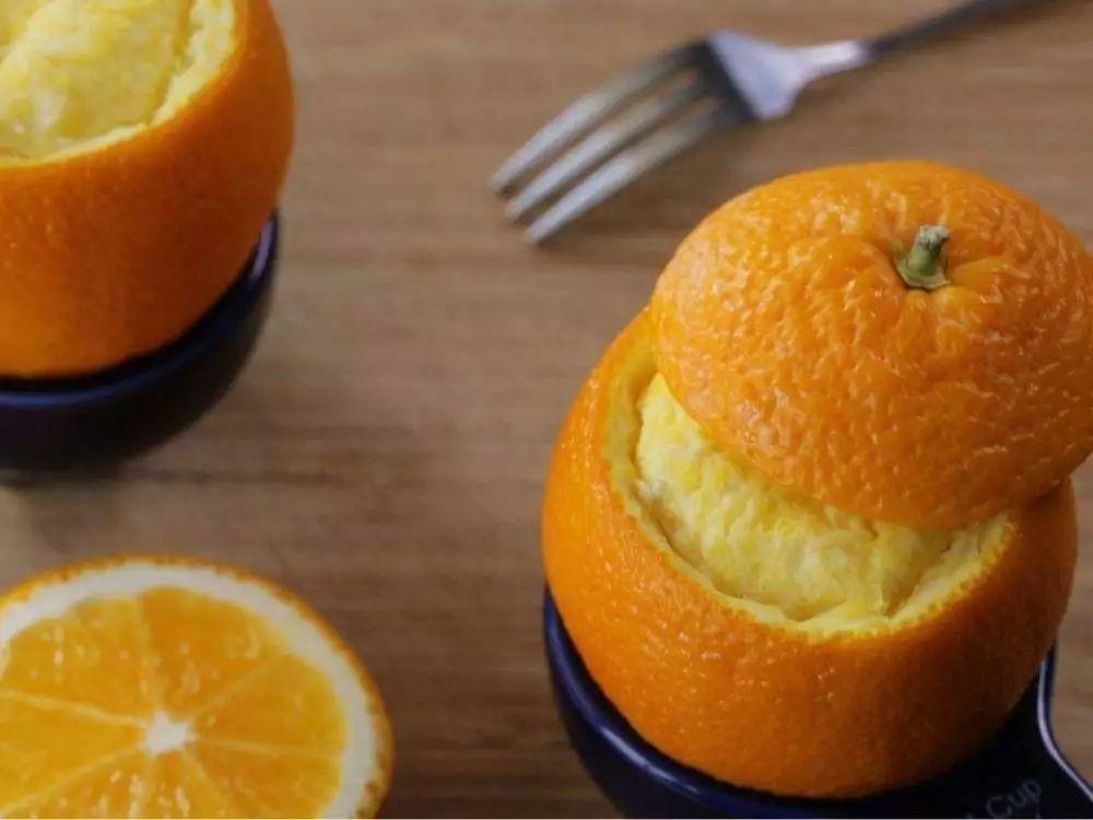 图片[3]-【橙子蒸鸡蛋】做法步骤图  酸甜嫩滑 止咳效果好-起舞食谱网