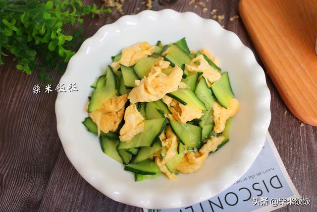 家常鸡蛋炒黄瓜做法大全，黄瓜清脆不出水