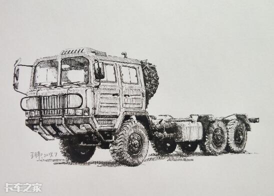 中国的军车(谨以这些手绘军用卡车) - 四帝国车市