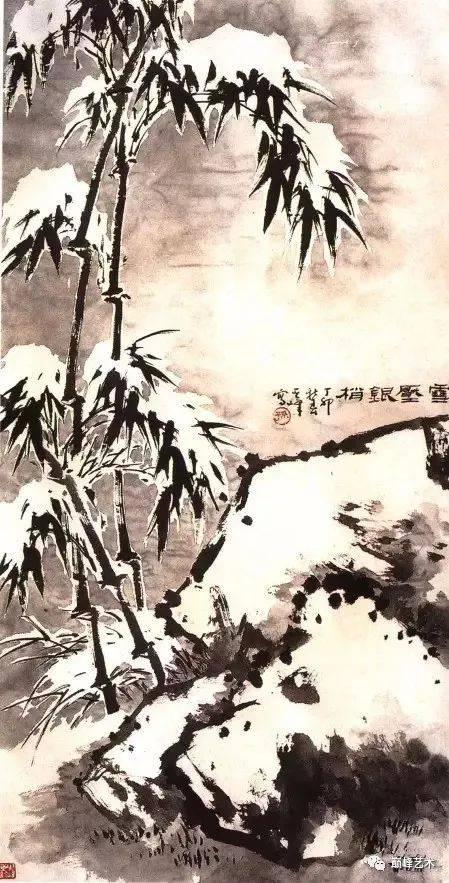 竹子怎么画，竹子怎么画素描（孙其峰图文示范墨竹画法）