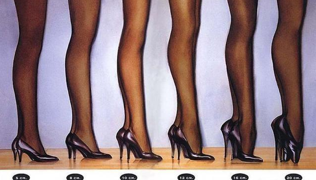 如何选择理想的高跟鞋高度，怎么选适合自己的高跟鞋高度（可以参考这个公式）