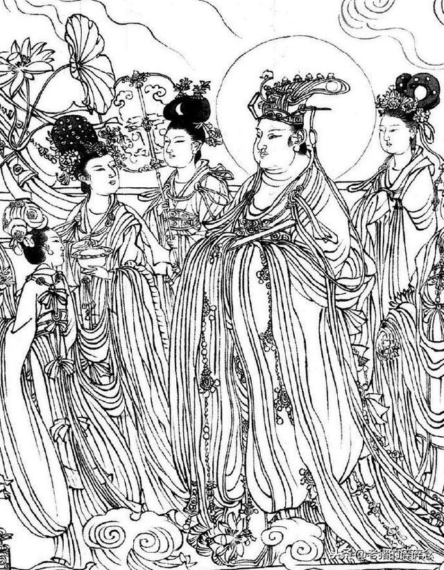 神仙图，神仙图片仙气飘飘（一组吴道子笔下的神仙图）