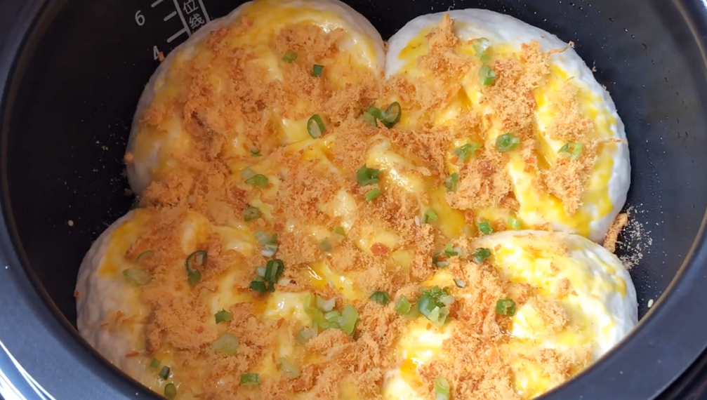 圖片[5]-【電飯鍋面包】做法步驟圖 不用揉出手套膜 松軟拉絲越嚼越香-起舞食譜網