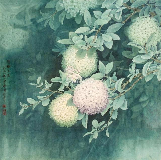 绣球怎么画，绣球怎么画的图片大全（这么难画的绣球花）