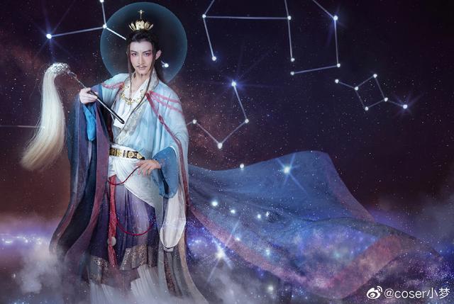 太乙真人也有帅的时候！！！，太乙真人变帅（小梦COS《哪吒》太乙真人年轻版图片）