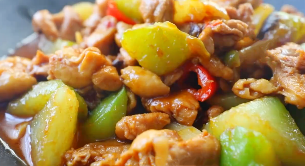 【佛手瓜燒雞肉】做法步驟圖 試著做來吃了才明白 好處多又美-起舞食譜網