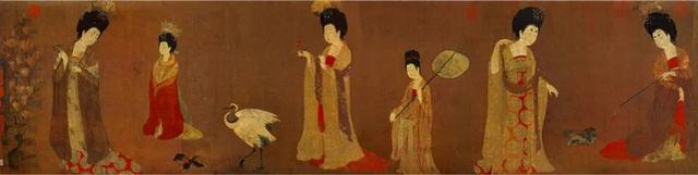 古装照片大全仙女，简笔画的古装仙女哇，抱图111，微信头像（丰腴之美——卡通画唐代仕女）