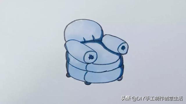 简笔画——书桌一角，图书室一角简笔画（简单又好玩的简笔画）