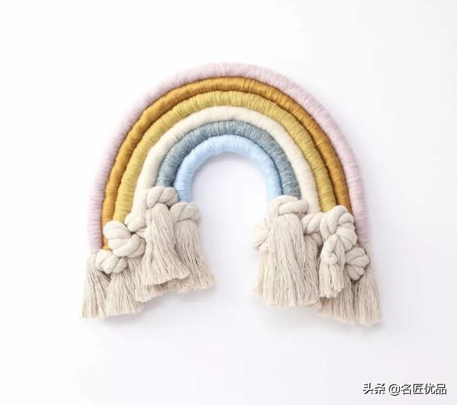 手工编织挂毯，挂毯编织教程（做一款彩虹挂毯）