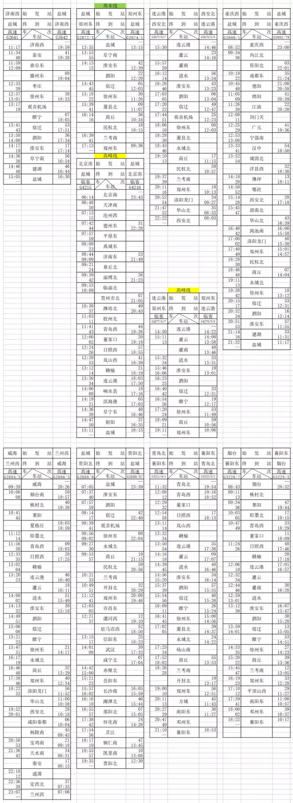 盐城到北京(射阳到北京高铁时刻表查询)