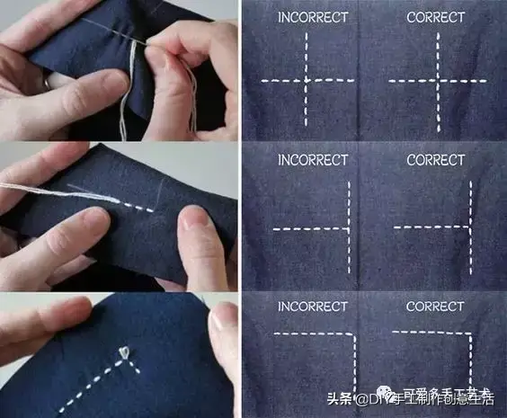 刺子绣入门针法教程，精致优雅的刺子绣