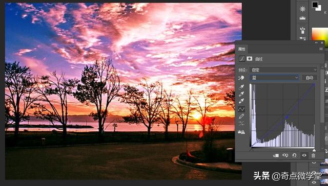 如何利用PS给风景图片调色，ps怎样给风景照片调色（风景天空暖色调是这样调出来）