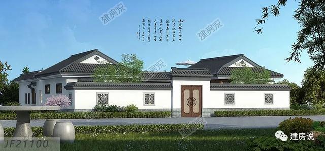 一层别墅效果图，一层别墅设计效果图大全带庭院（10款一层农村自建别墅）