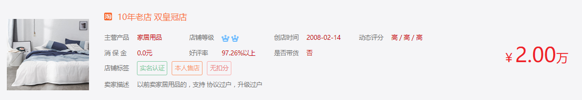 淘宝皇冠店铺100强(淘宝店铺等级排行)