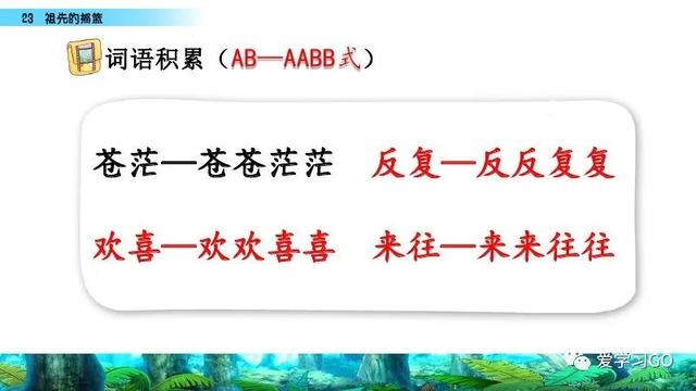 赛跑的拼音，赛跑的拼音怎么读（部编版二年级下册第23课《祖先的摇篮》知识点+图文讲解）