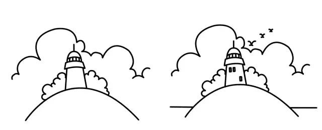  怎样画沙漠简笔画图片，简笔画︱简笔画风景大全 