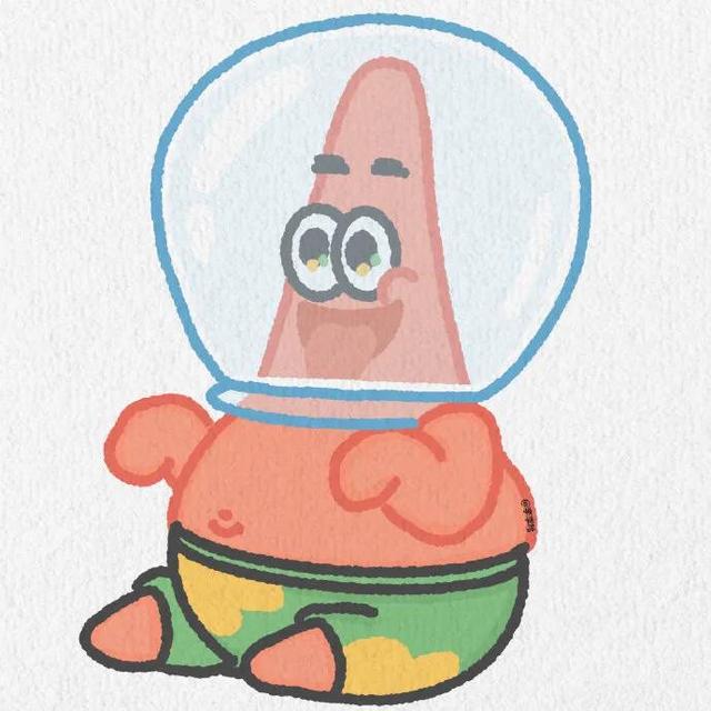 海绵宝宝派大星图片，海绵宝宝❤派大星，微信头像（派大星系列）