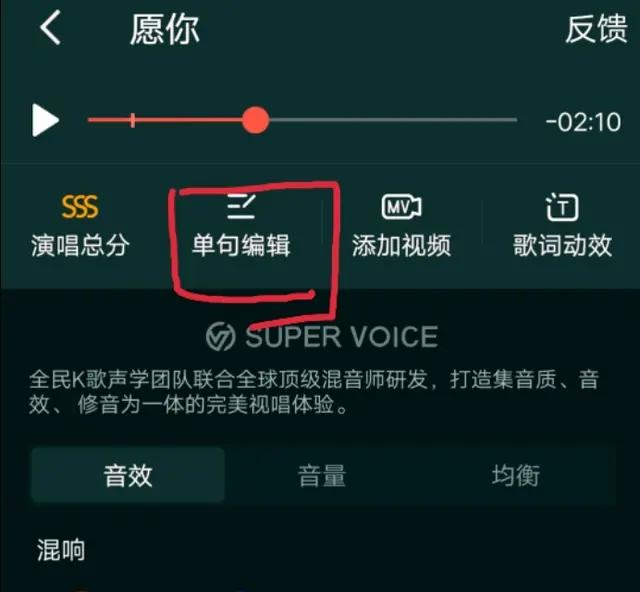 全民k歌的使用方法图解，全民K歌的隐藏功能