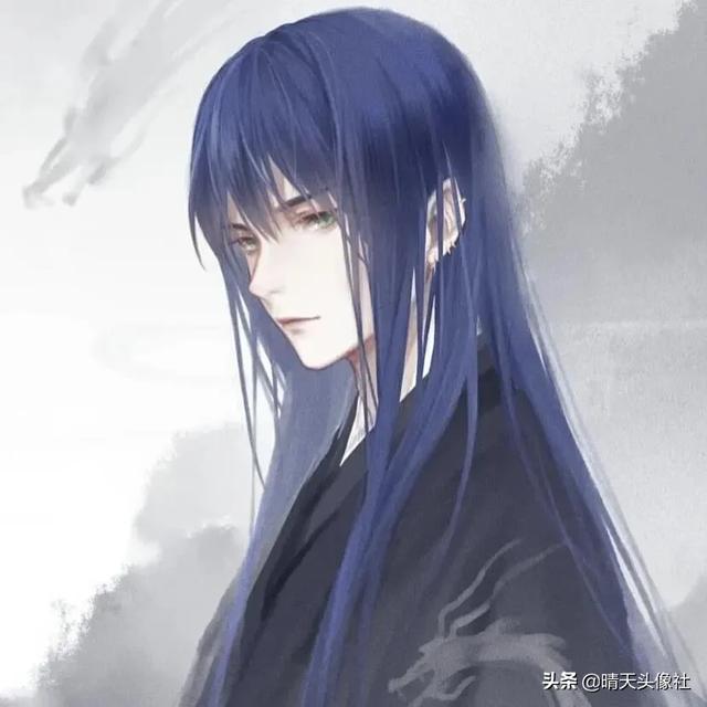 回头图片伤感男动漫古风，动漫男头  古风 伤感微信（古风动漫男生头像）
