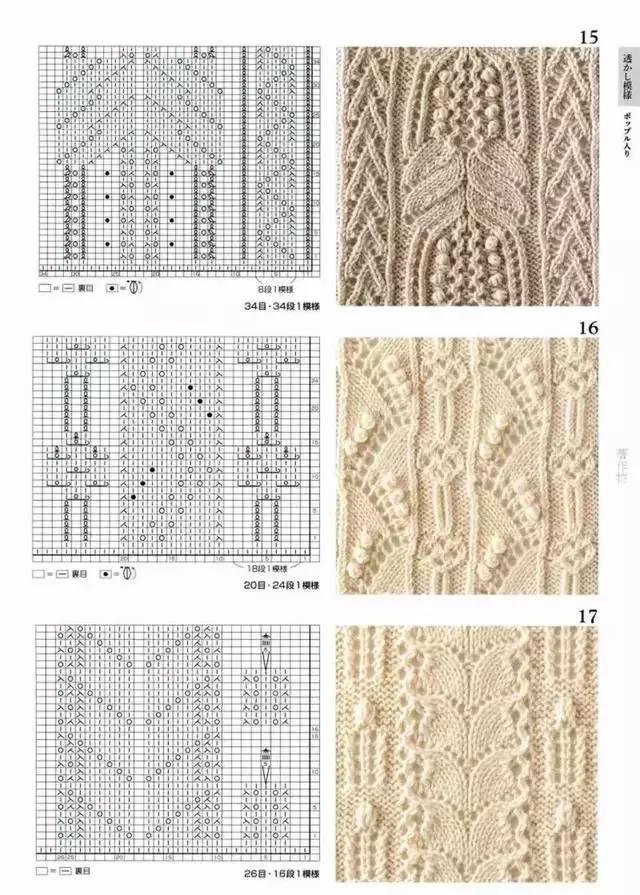 织围巾的花样，围巾编织花样5000款式（织毛衣、围巾、帽子、手套编织花样图纸大全）