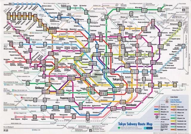 东京地铁线路图，日本东京地铁攻略（建议收藏：日本东京地铁线路图）