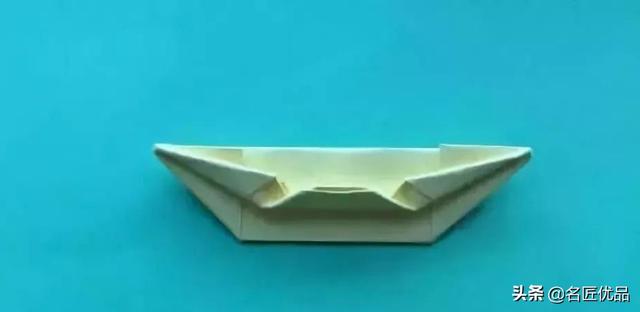 DIY手工折纸帆船的制作，用纸折帆船怎么做（这只小船承载了满满的回忆）