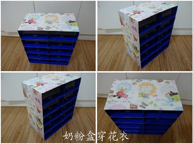 纸壳板自制鞋柜，自制木板鞋柜（给孩子做了个定制鞋柜）