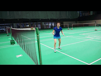 怎样学打羽毛球，羽毛球初学者训练步骤（标准的羽毛球基础动作图解）