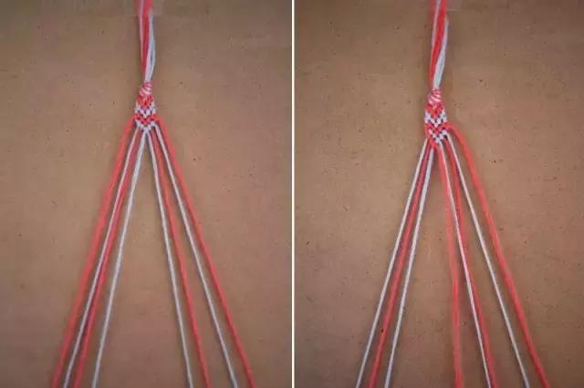 手链编织，手链编织教程 红绳 简单易学（毛线手链编织教程，一定要学会）