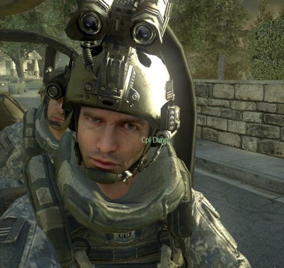 在游戏使命召唤中邓恩是隶属于美国游骑兵75团1营的福利中士的猎人