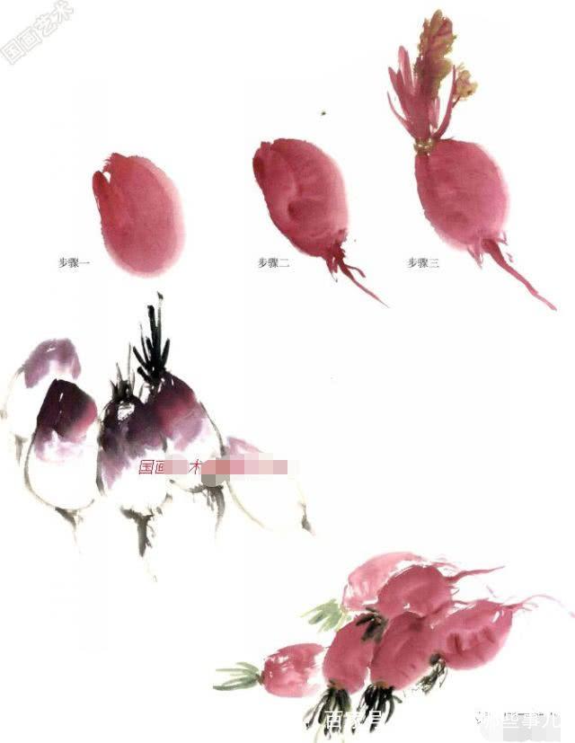 写意蔬果番茄的画法，写意蔬果画法步骤示范