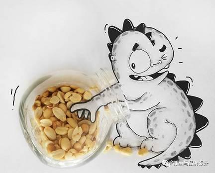 小恐龙怎么画，恐龙怎么画简单又好看（创意手绘丨他画出一只很有戏的小恐龙）