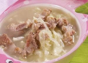 排骨炒白菜窍门，排骨炒圆白菜（排骨炖白菜）