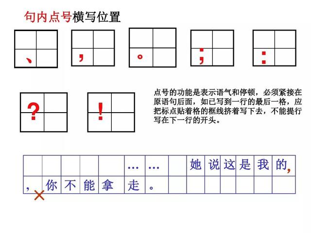 方格稿纸书写格式范文，横格稿纸书写格式（一年级标点符号的正确书写格式）