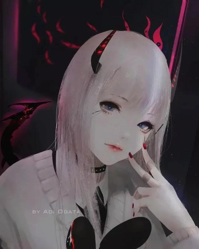 孤独的夜晚图片，黑夜中孤独寂寞的女生背影微信（黑暗系女生头像来袭）