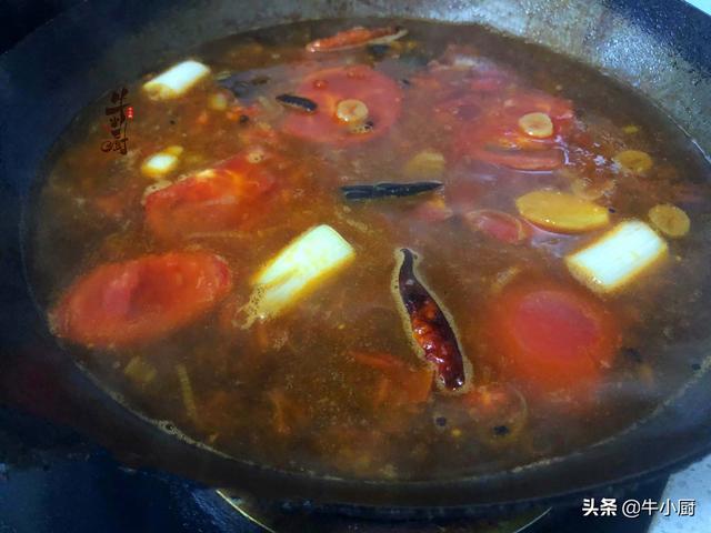 番茄火锅汤底怎么做，火锅店番茄汤底做法（外面几十块钱的火锅汤底）