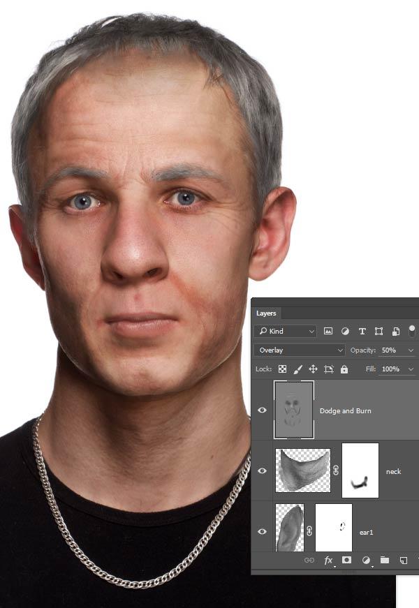 ps怎么p掉不要的东西，ps怎么p掉多余的东西（Photoshop把人P老）