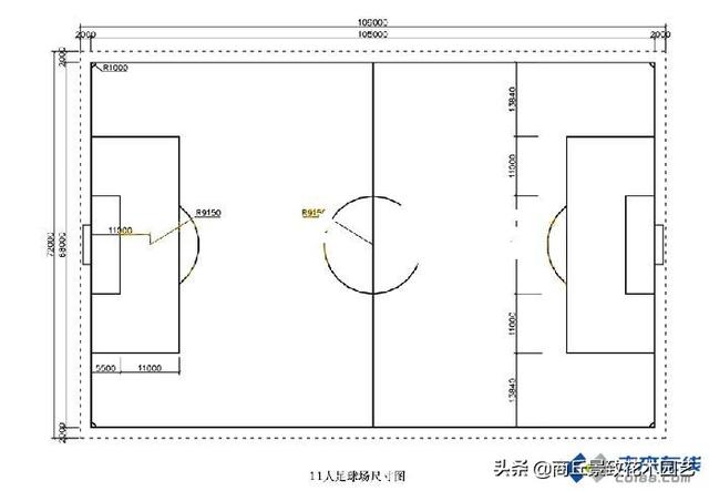 网球场标准尺寸是多少，网球标准尺寸场地（<各种运动场地、各种尺寸标准等>）