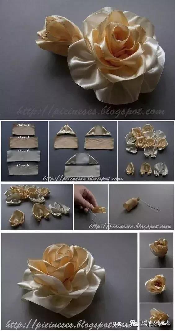 手工小魔盒制作方法，手工小魔盒制作方法步骤（丝带剪一段对折拼一拼）