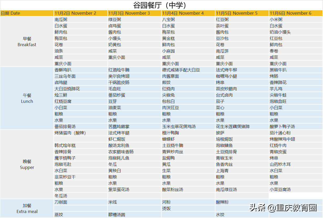 重庆巴蜀常春藤学校（馋哭了）