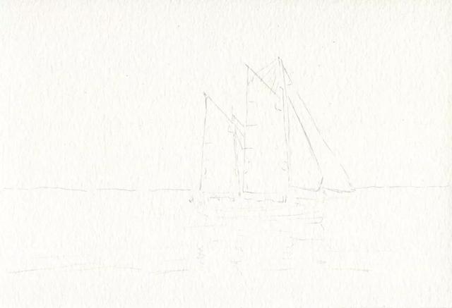 怎样画小帆船，儿童画小帆船怎么画（水彩教程来了）