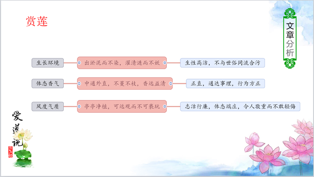 爱莲说的中心句，爱莲说的中心句是啥（七下《爱莲说》重点复习基础知识）