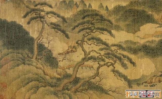 金阙，金阙前开二峰长,银河倒挂三石梁（赵伯骕《万松金阙图》）