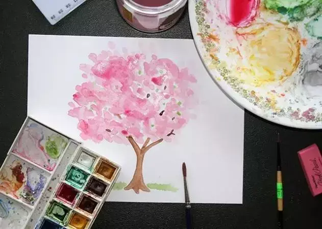 简单画樱花画法，樱花那么美，你想画吗