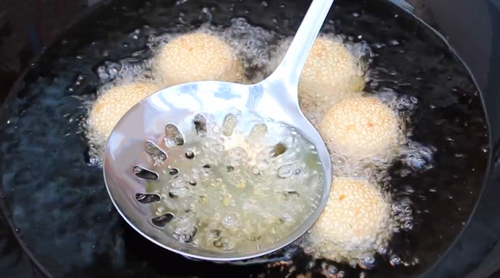 圖片[5]-【麻圓】做法步驟圖 個個空心 外面酥脆里面軟糯香甜-起舞食譜網