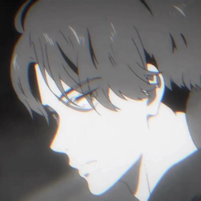 丧气图片，一组伤感忧郁动漫丧头