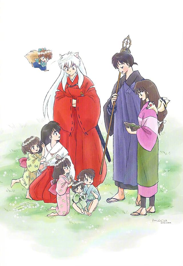 手绘插画头像微信，手绘插画头像（犬夜叉和杀生丸殿下系列壁纸背景头像手绘插画合集）