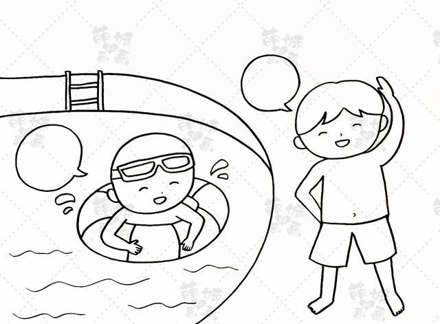 防溺水的画怎么画，防溺水的画怎么画? 一等奖（简单的小学生预防溺水手抄报）